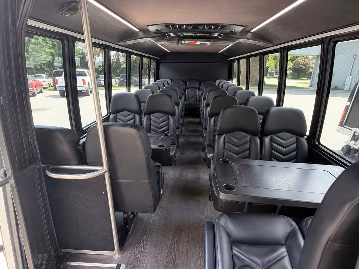 18 passenger minibus interior
