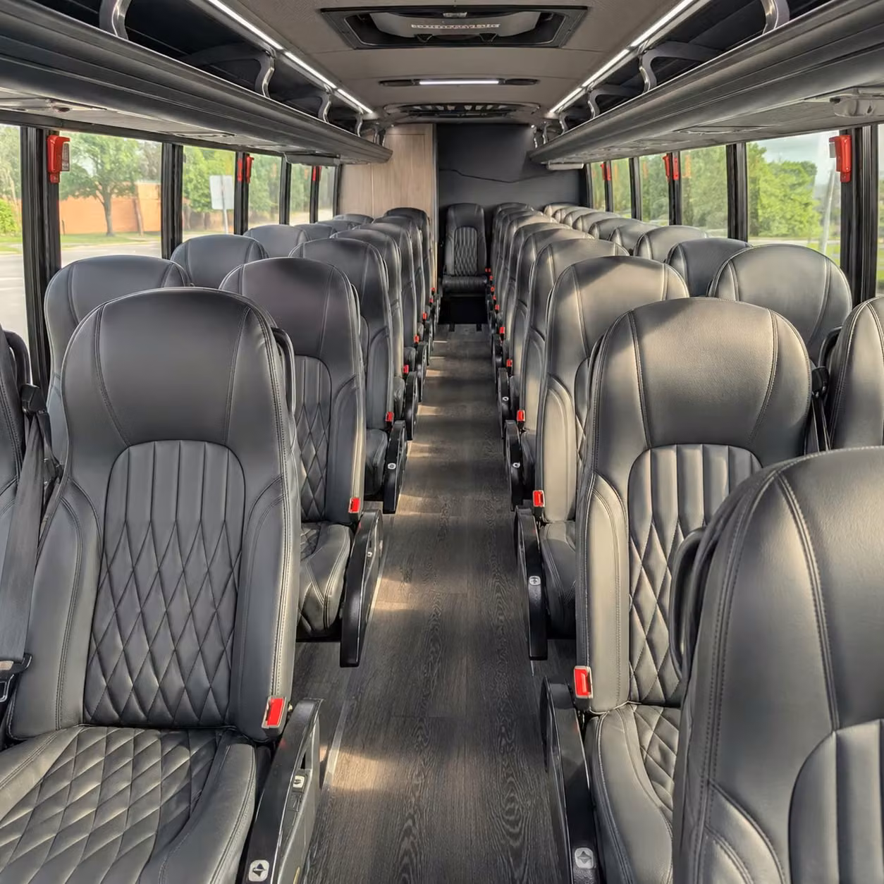 25 passenger minibus inside