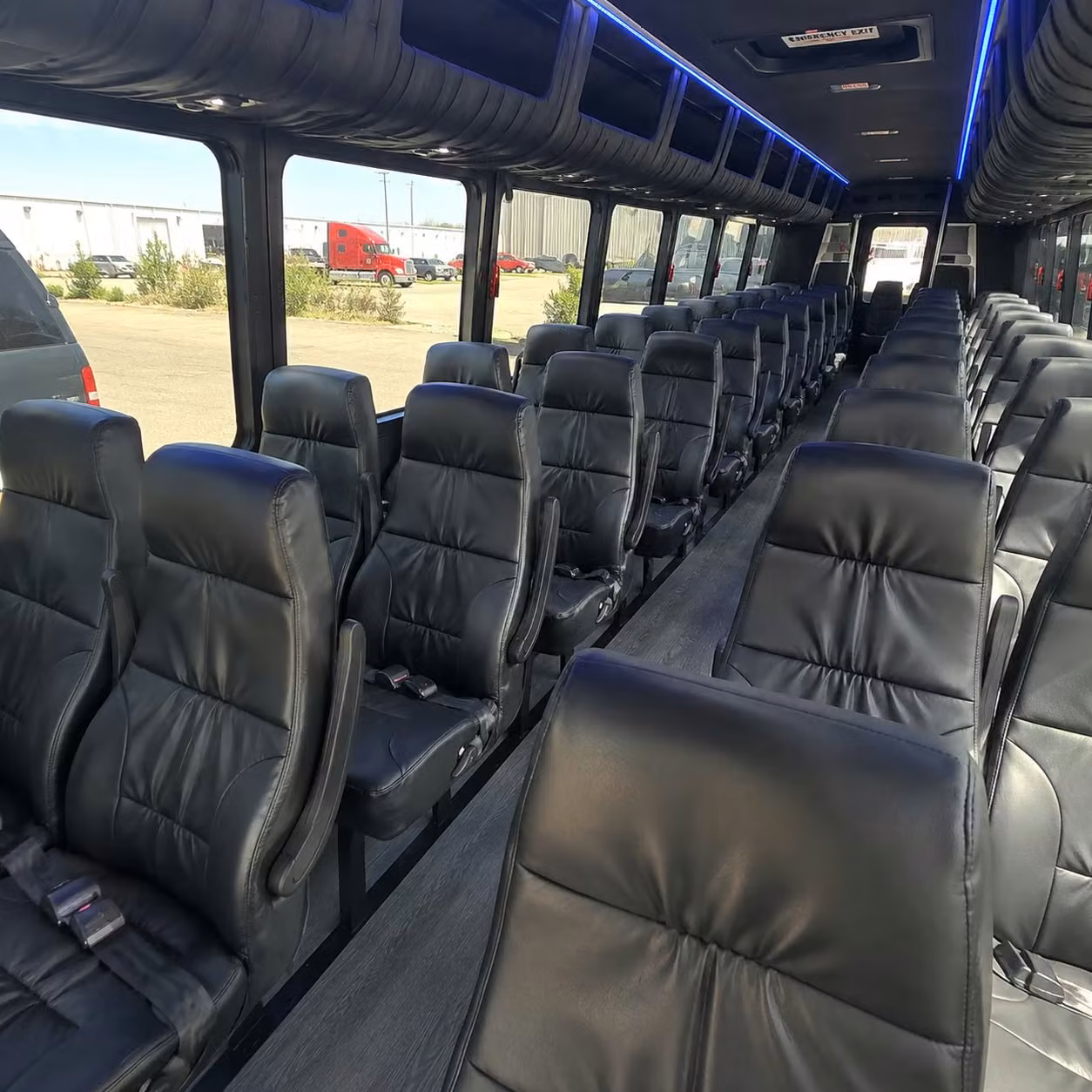 30 passenger minibus interior