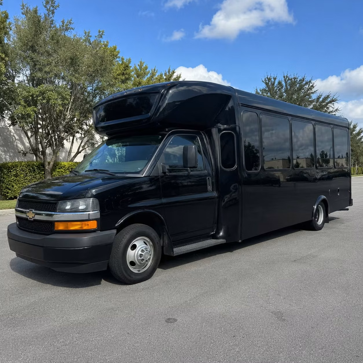 get a dedicated bridal party bus for the big day in newark
