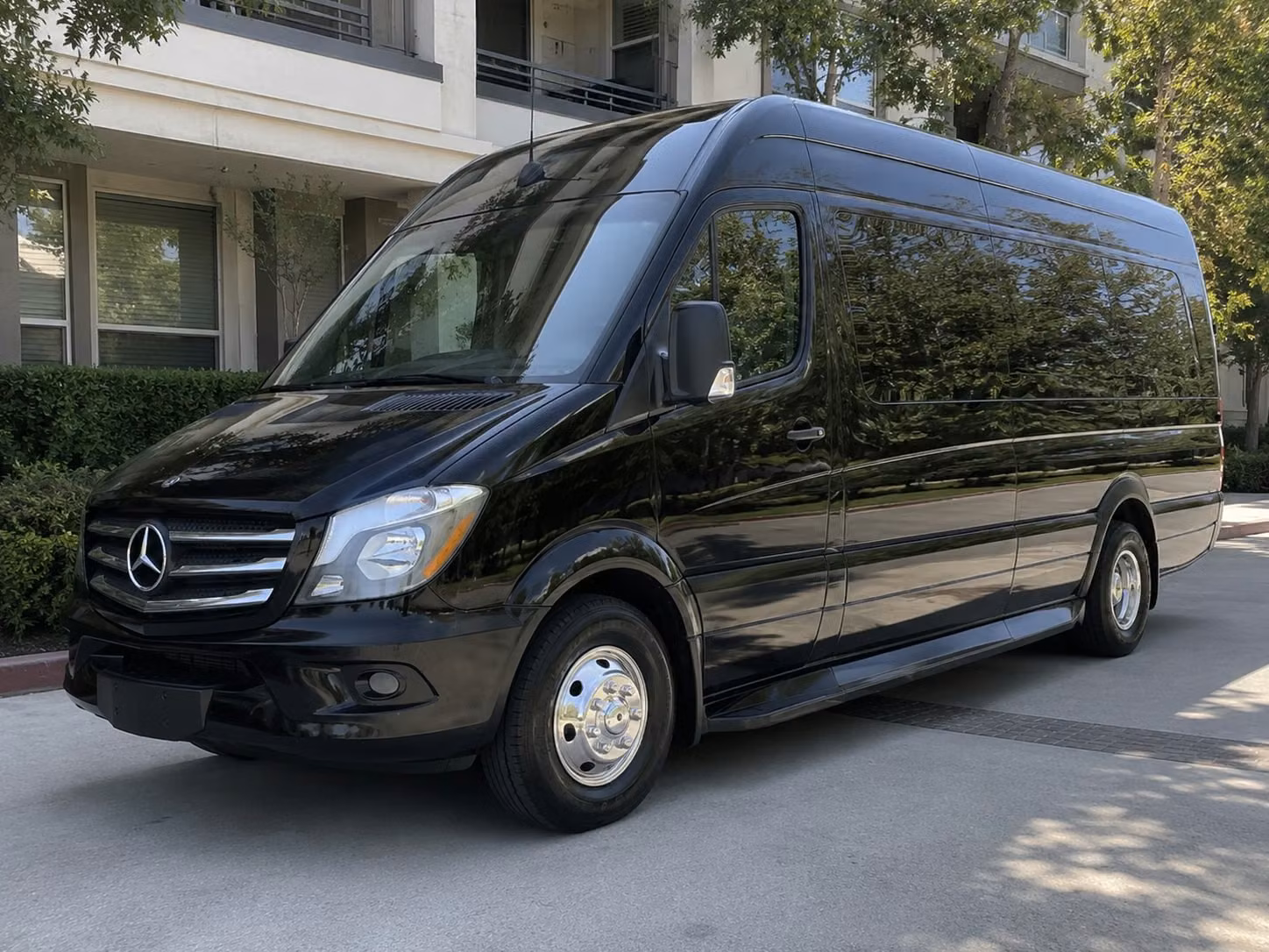 sprinter van with driver
